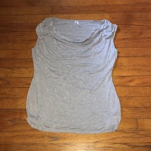 Grey Stretchy Top